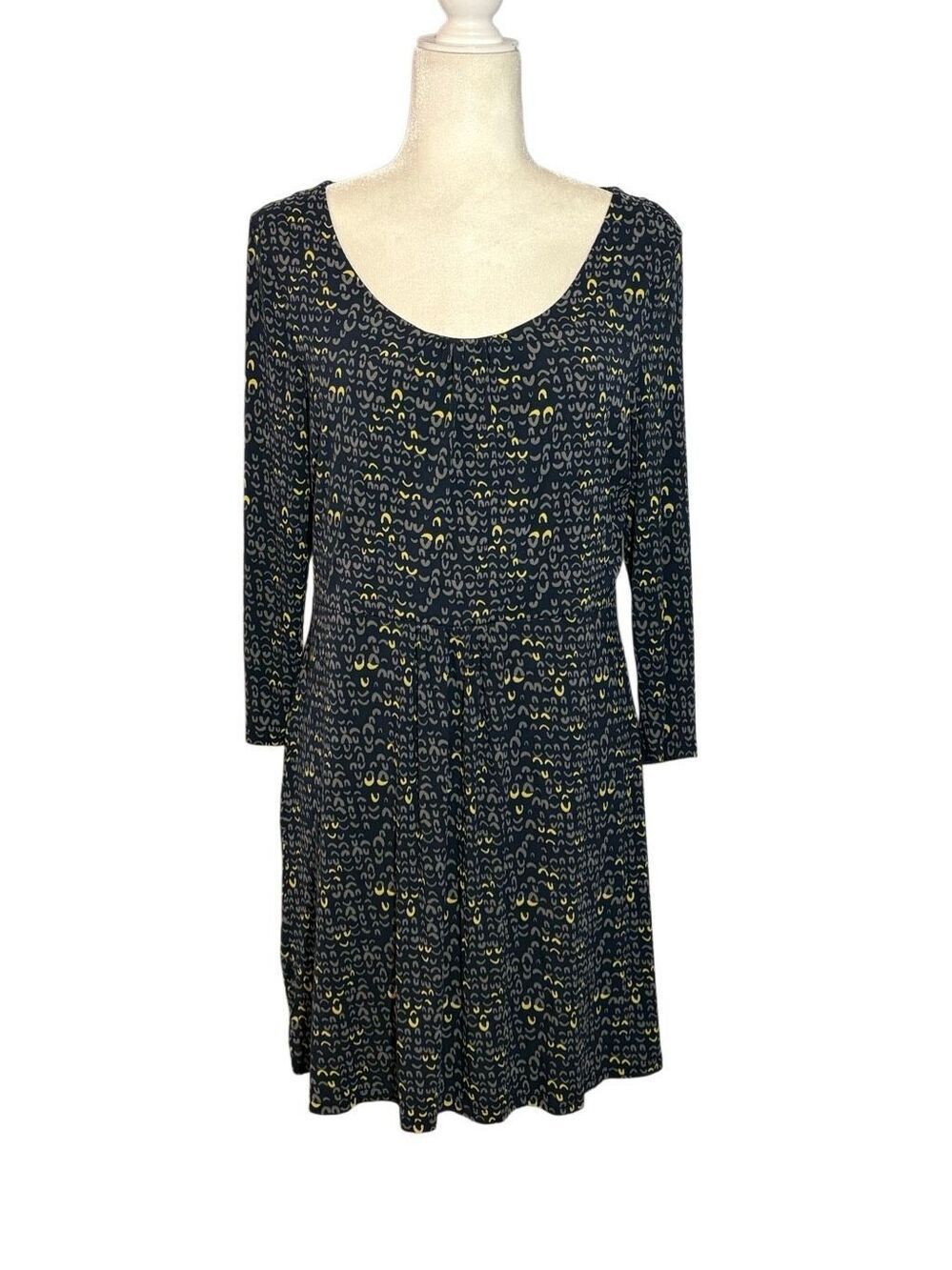 White Stuff navy Vesterbro Blue Dawn jersey tunic dress - 10